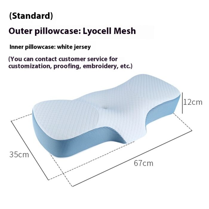 Memory Foam Neck Shaped Non-collapse Pillow Core - Image 3